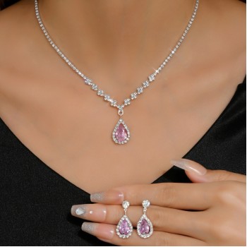 تشيكوسلوفاكيا قطرة ماء الحب نجوم القمر قلادة ضوء ترف عالية الجودة الشعور مزاجه الترقوة سلسلة رائعة ضوء ترف قلادة الجملة