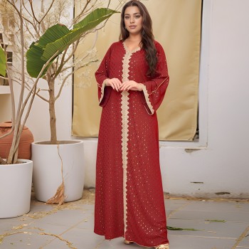 الشرق الأوسط الكويت قصر دبي مسلم الجلباب الرياح كم طويل فستان فضفاض حجم كبير فتاة سمينة تنورة طويلة