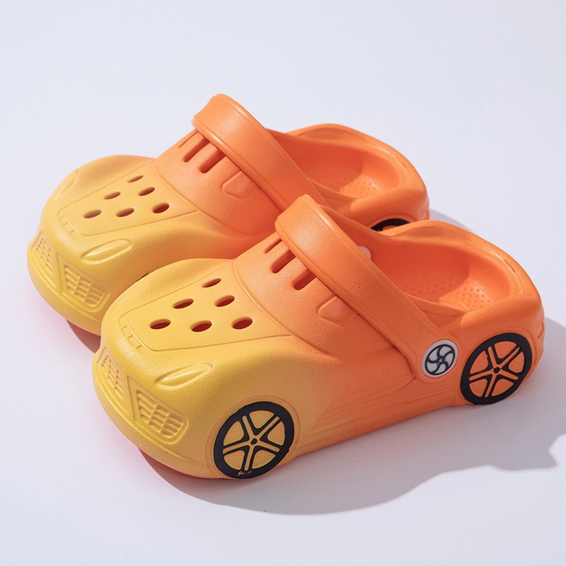 صنادل وشباشب بتصميم سيارات أنيق للأطفال الصغار - صنادل EVA