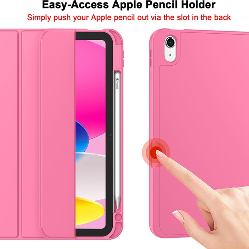 غطاء حماية مناسب لجهاز iPad 10th Tablet iPad A16 ملصق خلفي مضاد للانحناء غطاء حماية لجهاز iPad 11 غطاء لوحي ثلاثي الطي