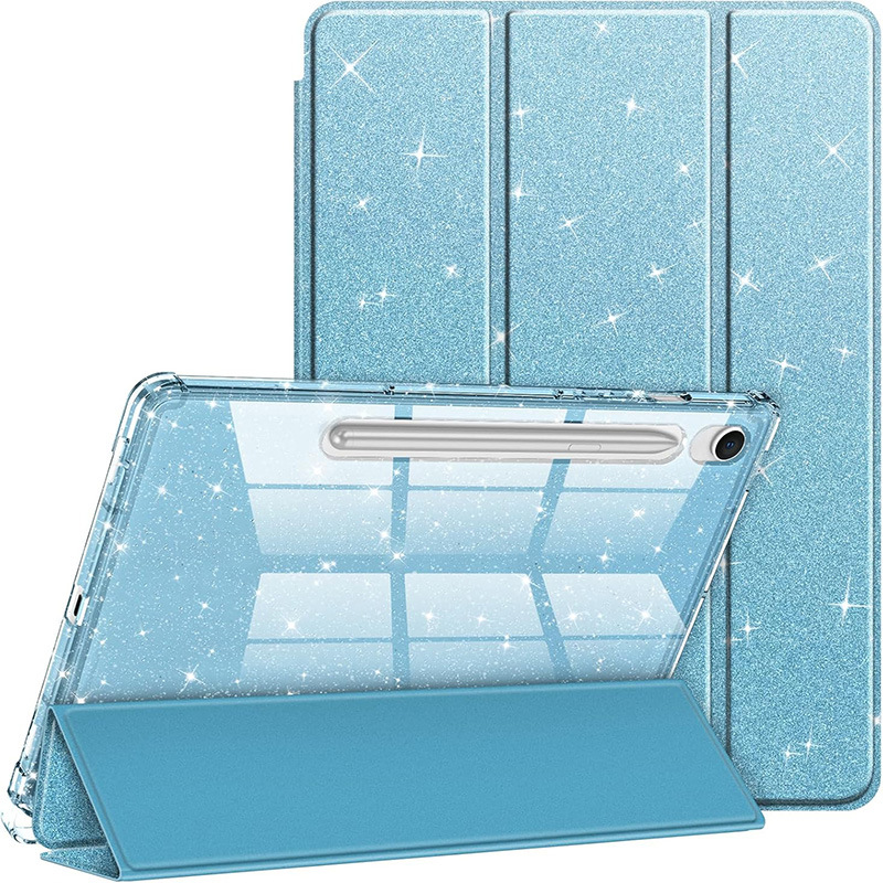  جراب حماية جديد مناسبSamsung S11، وغطاء الجهاز اللوحي S9/S10 بفتحة القلم اليسرى، وغطاء جلدي سماء نجمية لهاتف Samsung S11FE