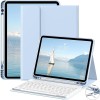 جراب حماية مناسب لجهاز iPad اللوحي iPad 10th جراب حماية لوحة مفاتيح بلوتوث iPad 11 جراب جلدي قابل للفصل مغناطيسيًا