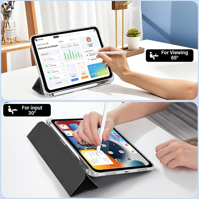 جراب مناسب لحافظة iPad 10/11th، غطاء حماية لجهاز iPad Air11، غطاء حماية لجهاز iPad 3+Y بفتحة قلم قابلة للطي، غطاء حماية لجهاز iPad