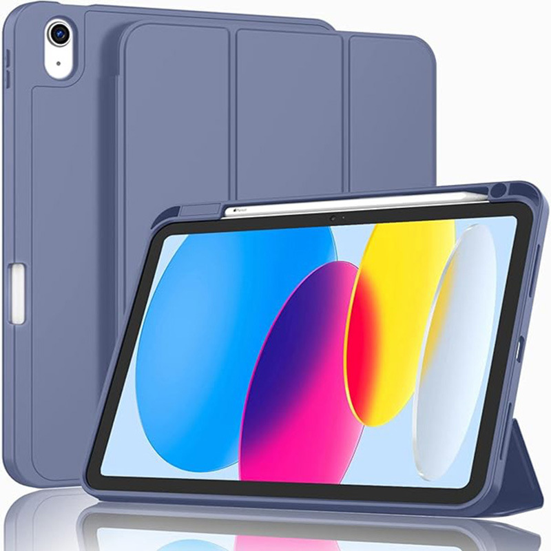 غطاء حماية مناسب لجهاز iPad 10th Tablet iPad A16 ملصق خلفي مضاد للانحناء غطاء حماية لجهاز iPad 11 غطاء لوحي ثلاثي الطي