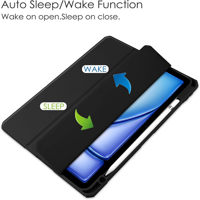 غطاء حماية لآي باد آي باد 4 / 5 مع فتحة القلم