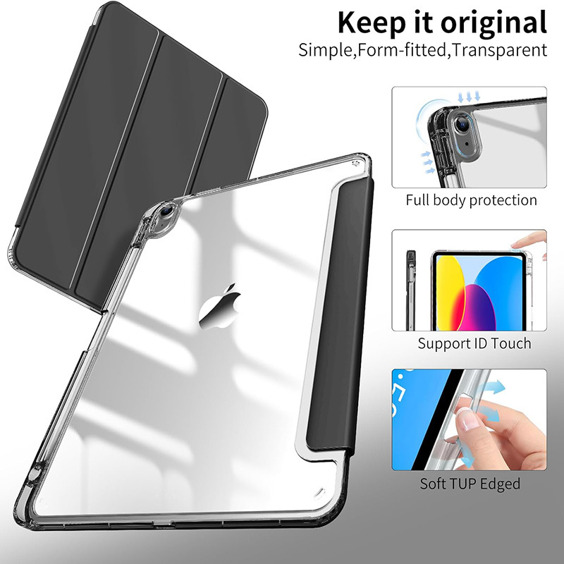 غطاء حماية مناسب لجهاز iPad Air 7 Air 4/5، غطاء حماية شفاف من الأكريليك، غطاء حماية مسطح لجهاز iPad Air 11