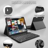 جراب حماية مناسب لجهاز iPad اللوحي iPad 10th جراب حماية لوحة مفاتيح بلوتوث iPad 11 جراب جلدي قابل للفصل مغناطيسيًا