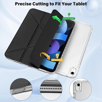 جراب مناسب لحافظة iPad 10/11th، غطاء حماية لجهاز iPad Air11، غطاء حماية لجهاز iPad 3+Y بفتحة قلم قابلة للطي، غطاء حماية لجهاز iPad