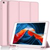 غطاء حماية مناسب لجهاز iPad 7/8/9 مقاس 10.2 بوصة، جراب واقٍ من مادة TPU، ملصق خلفي، حامل غطاء واقٍ