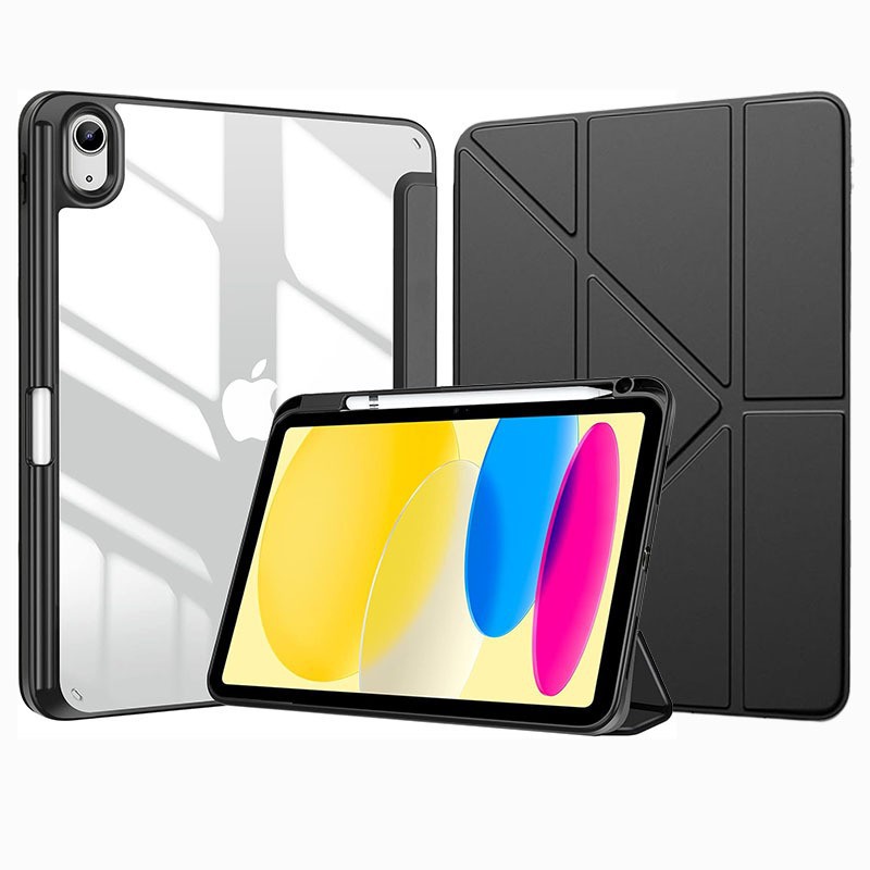 جراب واقٍ مناسب لجهاز iPad 10th، جراب واقٍ شفاف من الأكريليك لجهاز iPad، جراب ناعم لجهاز iPad 11A16 بفتحة قلم