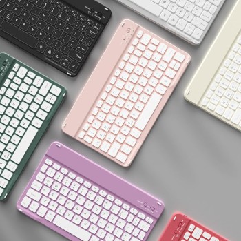 جراب حماية مناسب لجهاز iPad اللوحي iPad 10th جراب حماية لوحة مفاتيح بلوتوث iPad 11 جراب جلدي قابل للفصل مغناطيسيًا