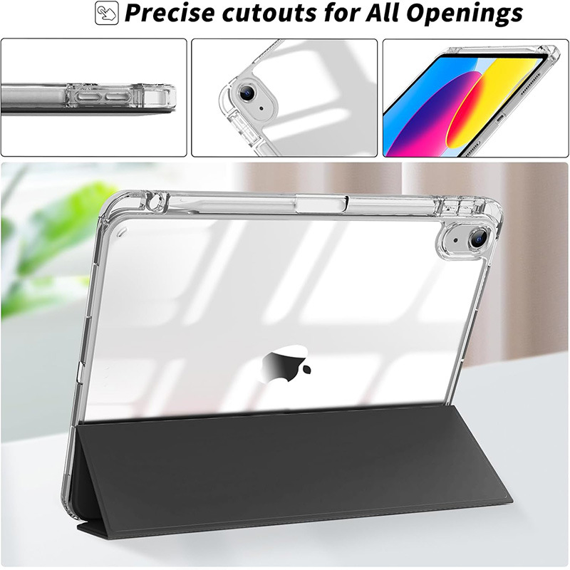 غطاء حماية مناسب لجهاز iPad Air 7 Air 4/5، غطاء حماية شفاف من الأكريليك، غطاء حماية مسطح لجهاز iPad Air 11