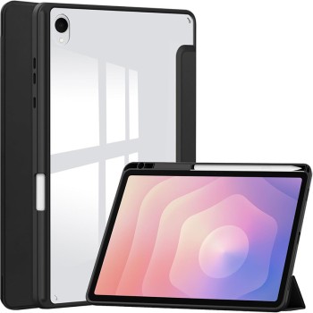 جراب واقٍ مناسب لجهاز TabS10FE، غطاء واقٍ لجهاز Samsung S11 اللوحي، غطاء جلدي S9/S10، S11 FE مضاد للسقوط