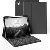 جراب حماية مناسب لجهاز iPad اللوحي iPad 10th جراب حماية لوحة مفاتيح بلوتوث iPad 11 جراب جلدي قابل للفصل مغناطيسيًا
