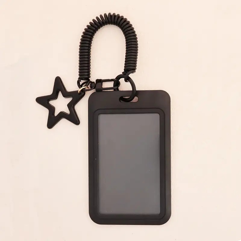 الحد الأدنى من لون الطالب بطاقة المدرسة مجموعة واقية من فقدان ثلاثة بوصة عرض حقيبة صغيرة قلادة بطاقة الهوية مجموعة