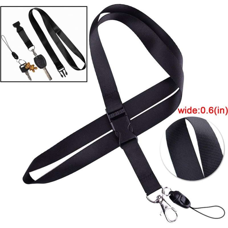 شهادة جديدة عبر الحدود حبل معلق بطاقة كم حبل نايلون حزام مشبك فصل الهاتف المحمول الحبل شنقا حزام الرقبة بطاقة كم