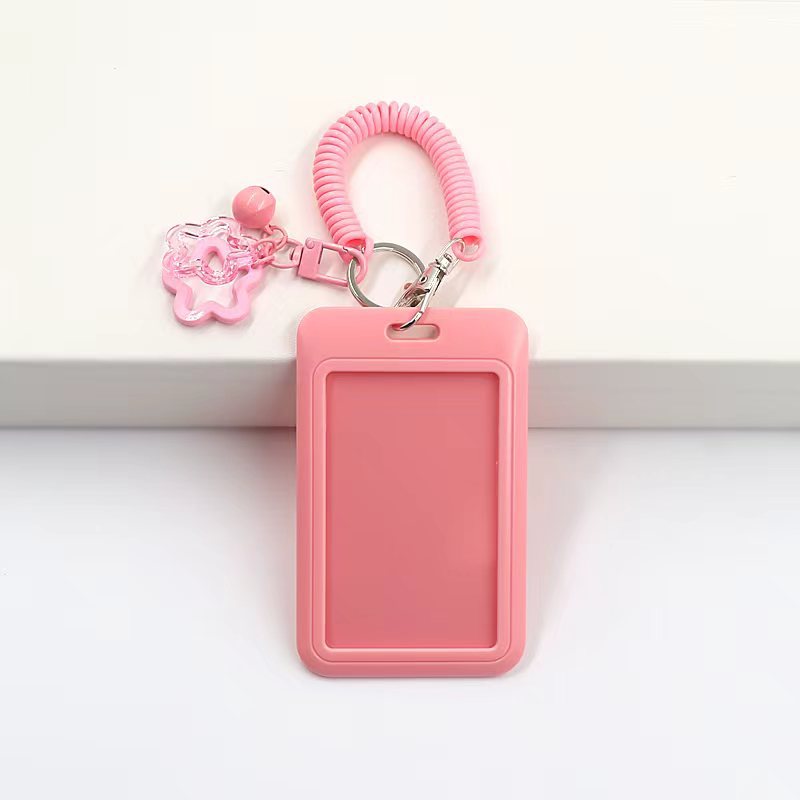 هان مروحة شينغ شينغ بطاقة مجموعة مفتاح سلسلة انزلاق غطاء حافلة بطاقة الحرم الجامعي بطاقة التحكم في الوصول بطاقة صغيرة تعمل بطاقة حبل الربيع