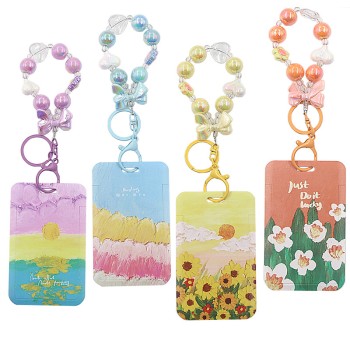 اللوحة النفط المناظر الطبيعية بطاقة مجموعة بطاقة وجبة طالب بطاقة حافلة المدرسة بطاقة المدرسة بطاقة حماية الصدر مجموعة بطاقة المرور مع الحبل