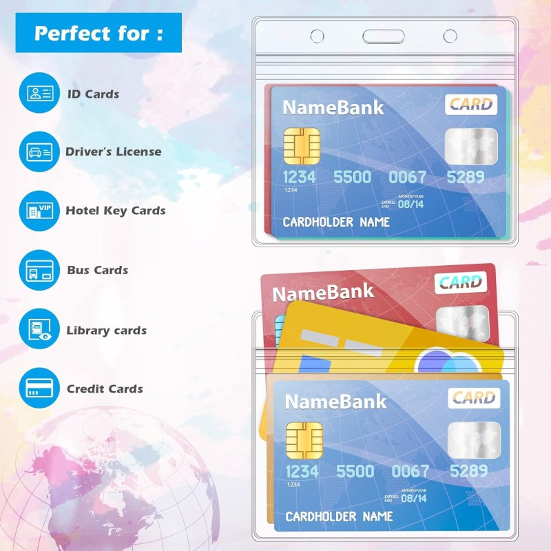 حار بيع بولي كلوريد الفينيل شفافة للماء عبر الحدود بطاقة عمل الحبل بالإضافة إلى قسم أفقي بطاقة الطالب مجموعة الصدر بطاقة مجموعة بالجملة