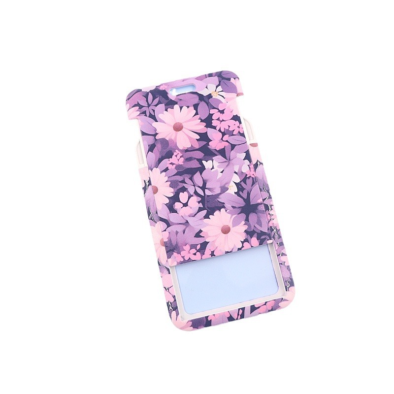 طالب الكرتون زهرة نمط بطاقة مجموعة بطاقة التحكم في الوصول بطاقة النقل العام شنق بطاقة بطاقة الصدر مجموعة بطاقة الهوية بطاقة الأرز في الرياح