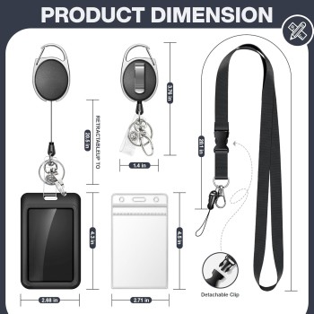 حار بيع عبر الحدود شارة قابل للسحب بكرة عالية مرنة بطاقة عمل بطاقة عمل قابلة للفك الحبل الهاتف المحمول بطاقة الهوية قفل الأكمام