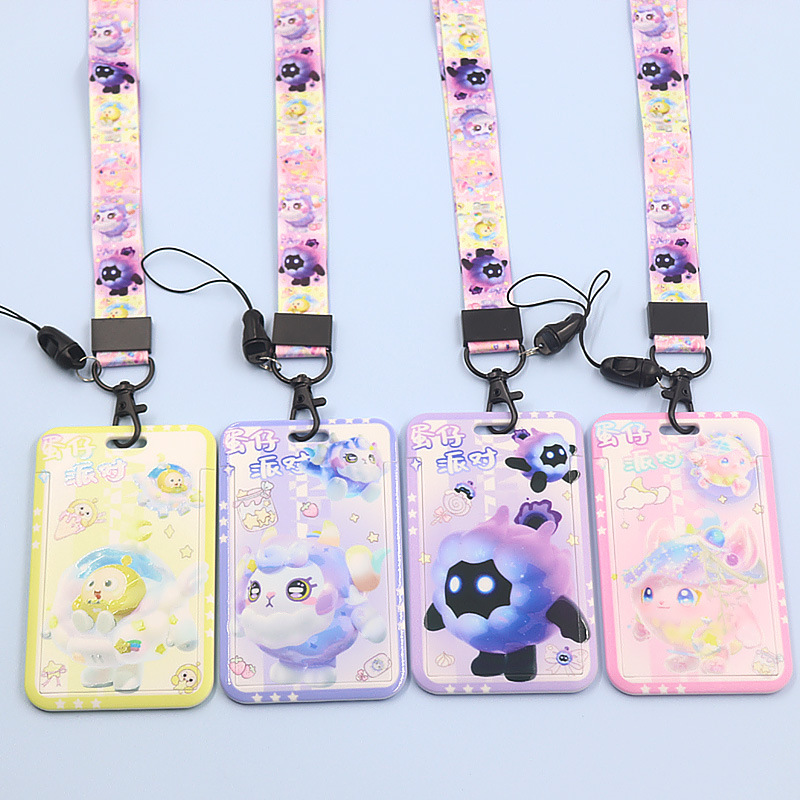 الحرم الجامعي بطاقة الطالب مجموعة البيض طفل الطرف بطاقة الرسوم المتحركة مجموعة عالية اللون بطاقة التحكم في الوصول بطاقة النقل العام بطاقة الطعام مع الحبل الجملة