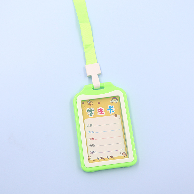 حامل بطاقة الطالب السميك، حامل بطاقة المدرسة، حامل البطاقة الإلكترونية، بطاقة هوية بسمك 0.6 سم، بطاقة الدخول، حامل بطاقة الحافلة