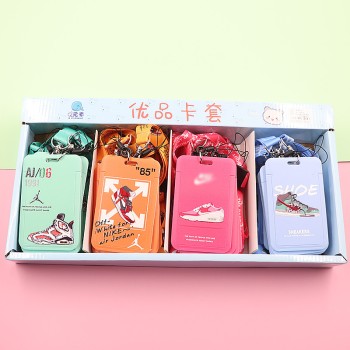 الكرتون انزلاق غطاء بطاقة الطالب مجموعة حافلة بطاقة وجبة بطاقة اسم العلامة التجارية بطاقة التحكم في الوصول مترو الروضة بطاقة نقل مجموعة حبل