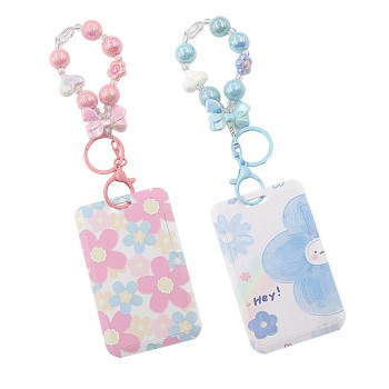 مجموعة بطاقات هوية على شكل زهرة عالية الجمال لرياض الأطفال وحافلة النقل والتحكم في الوصول إلى مترو الأنفاق وبطاقة تعليق على الصدر وسلسلة مفاتيح