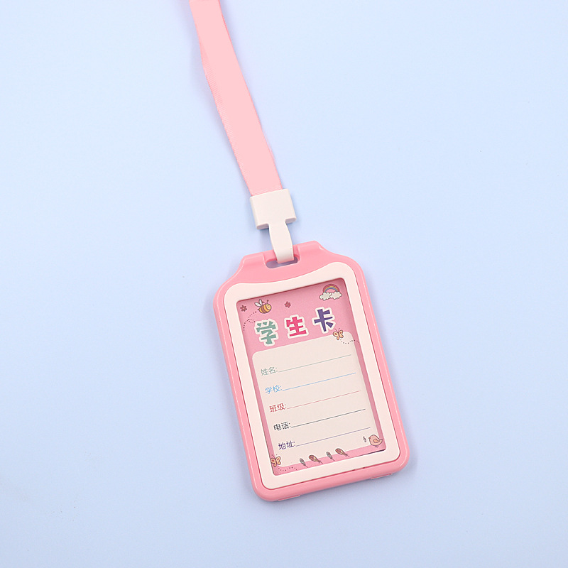 حامل بطاقة الطالب السميك، حامل بطاقة المدرسة، حامل البطاقة الإلكترونية، بطاقة هوية بسمك 0.6 سم، بطاقة الدخول، حامل بطاقة الحافلة