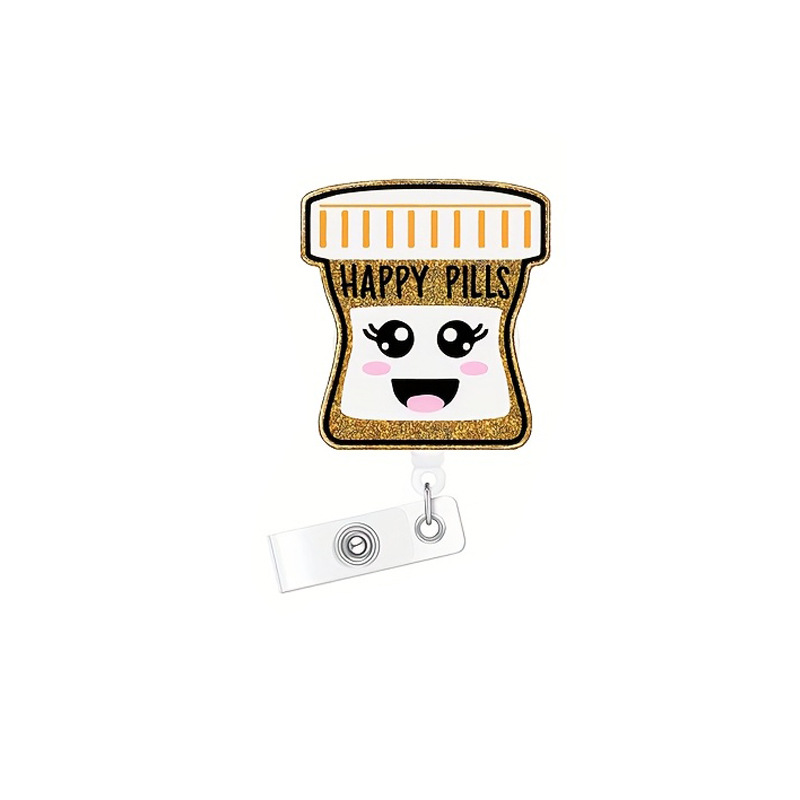 زجاجات أدوية مصنوعة من الأكريليك مع مشابك سهلة السحب، دوارة وسهلة السحب، أطباء وممرضات مع مشابك هوية قابلة للسحب، شارات، مخطوطات، هدايا