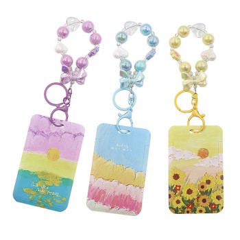 اللوحة النفط المناظر الطبيعية بطاقة مجموعة بطاقة وجبة طالب بطاقة حافلة المدرسة بطاقة المدرسة بطاقة حماية الصدر مجموعة بطاقة المرور مع الحبل