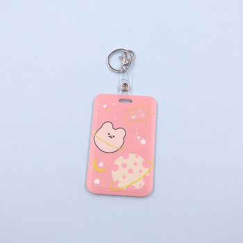 انزلاق غطاء بطاقة الطالب مجموعة قصيرة مع مفتاح سلسلة حافلة بطاقة التحكم في الوصول بطاقة وجبة بطاقة مترو الانفاق مجموعة بطاقة مجموعة بطاقة الروضة