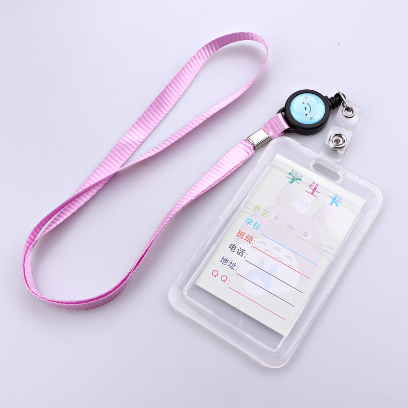 الحرم الجامعي بطاقة شفافة كم مع حبل معلق قابل للسحب بطاقة الهوية بطاقة النقل العام كم كم بطاقة الغداء الصدر بطاقة التحكم في الوصول كم