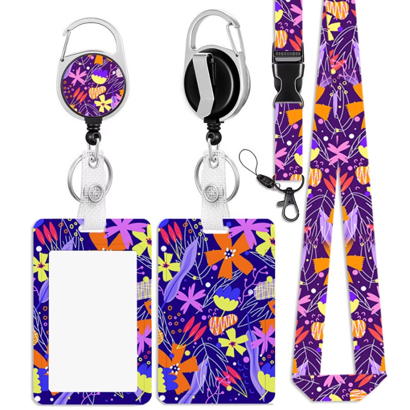 بطاقة الهوية عبر الحدود بطاقة الطالب طباعة الهاتف المحمول بطاقة الحبل مجموعة زهرة نمط بطاقة الهوية مجموعة بطاقة الحرم الجامعي مجموعة