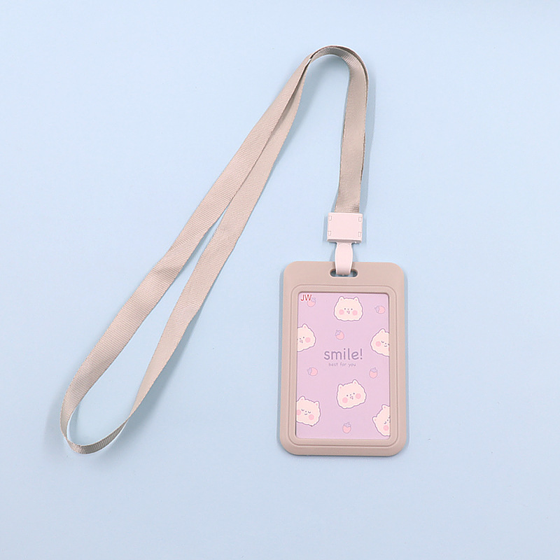 بطاقة هوية مجموعة مع الحبل انزلاق غطاء شفاف بطاقة حافلة مجموعة بطاقة الطالب بطاقة التحكم في الوصول العلامة التجارية العلامة التجارية بطاقة مجموعة بالجملة