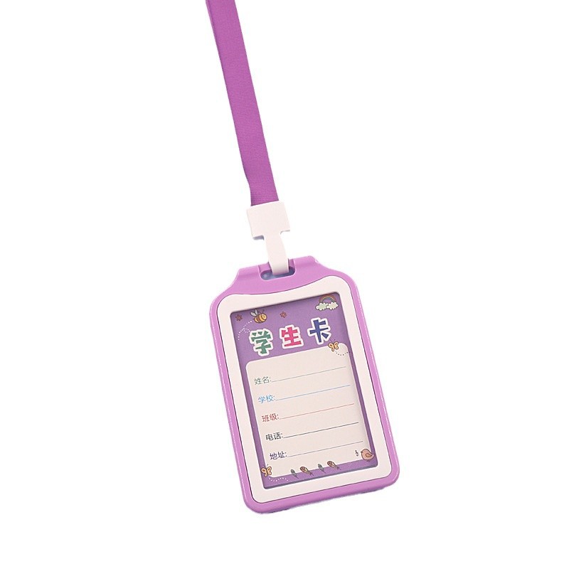 حامل بطاقة الطالب السميك، حامل بطاقة المدرسة، حامل البطاقة الإلكترونية، بطاقة هوية بسمك 0.6 سم، بطاقة الدخول، حامل بطاقة الحافلة