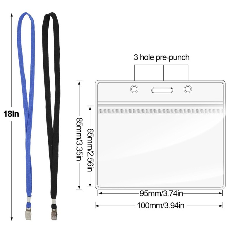 بولي كلوريد الفينيل سترة واقية من المياه واقية من بطاقة هوية بطاقة عمل بطاقة عمل بطاقة عمل شفافة مجموعة العلامة التجارية مجموعة بطاقة الطالب مجموعة