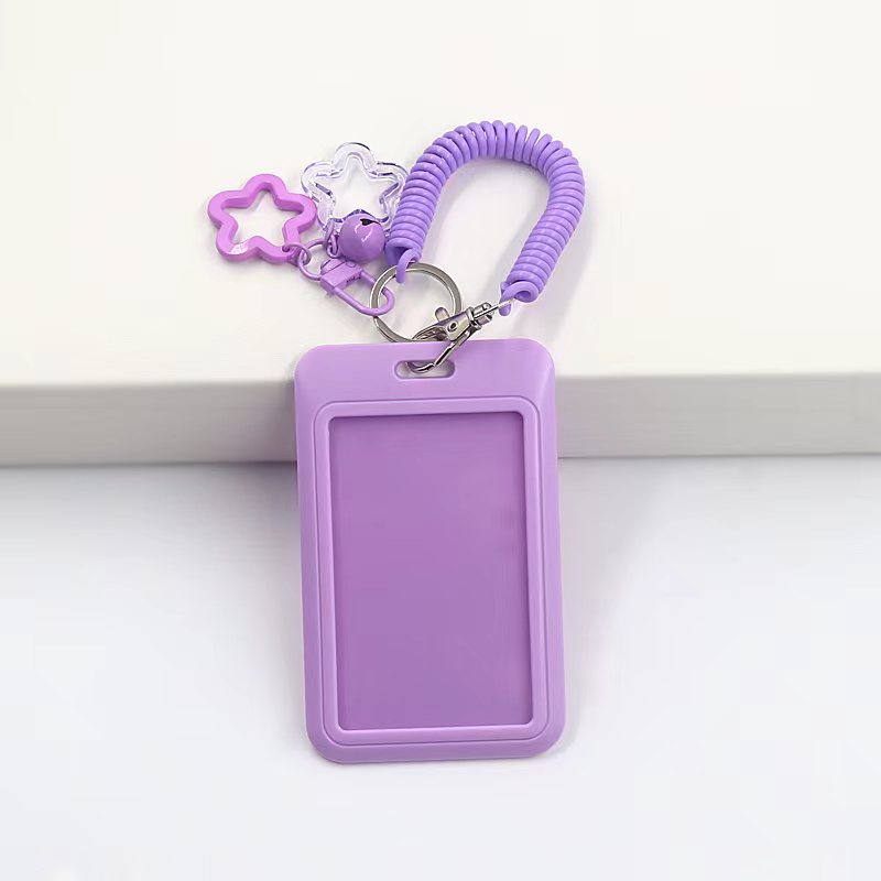 هان مروحة شينغ شينغ بطاقة مجموعة مفتاح سلسلة انزلاق غطاء حافلة بطاقة الحرم الجامعي بطاقة التحكم في الوصول بطاقة صغيرة تعمل بطاقة حبل الربيع