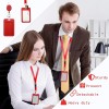 بطاقة الهوية عبر الحدود مع مجموعة حبل معلق العنق متداخلة مشبك مجموعة بطاقة هوية الموظف بطاقة الصدر بطاقة حافلة مجموعة العلامة التجارية