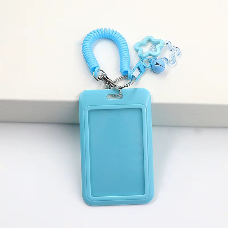 هان مروحة شينغ شينغ بطاقة مجموعة مفتاح سلسلة انزلاق غطاء حافلة بطاقة الحرم الجامعي بطاقة التحكم في الوصول بطاقة صغيرة تعمل بطاقة حبل الربيع