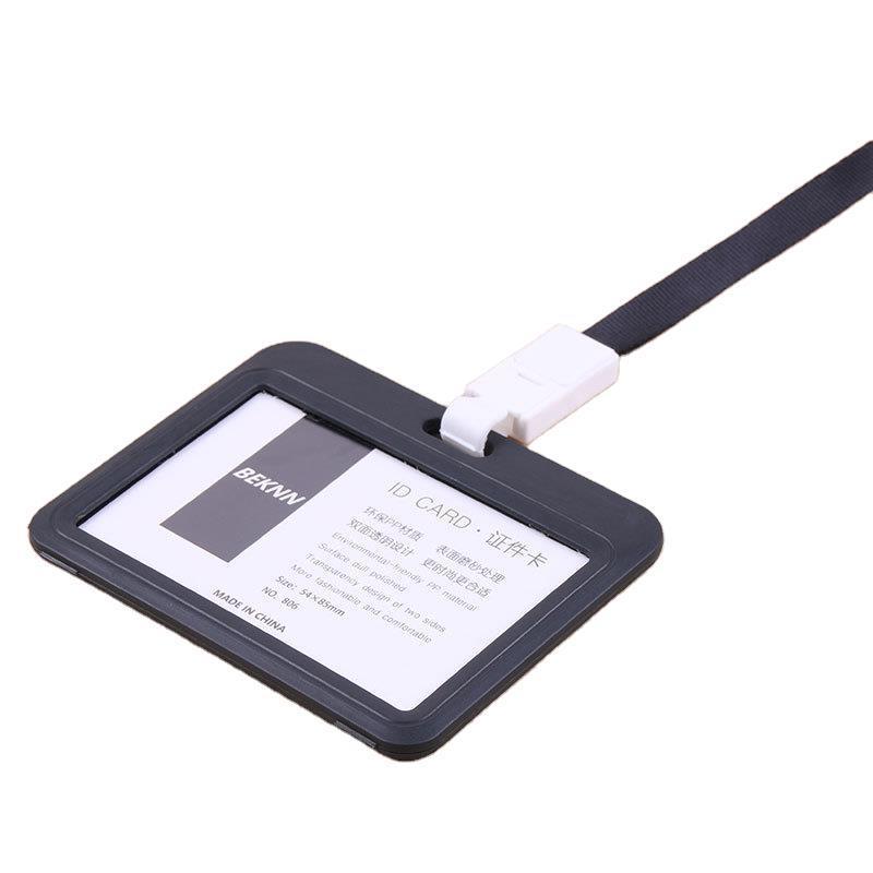 بطاقة الهوية ، بطاقة عمل ، بطاقة عمل ، بطاقة عمل ، بطاقة عمل ، بطاقة عمل ، بطاقة شفافة ، مزدوجة من جانب وسائل النقل العام