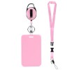 مجموعة بطاقات الهوية القابلة للسحب بحبل تعليق ملون، بطاقة صدرية لشارة الموظف، مجموعة بطاقات الحافلة، ملصق المصنع