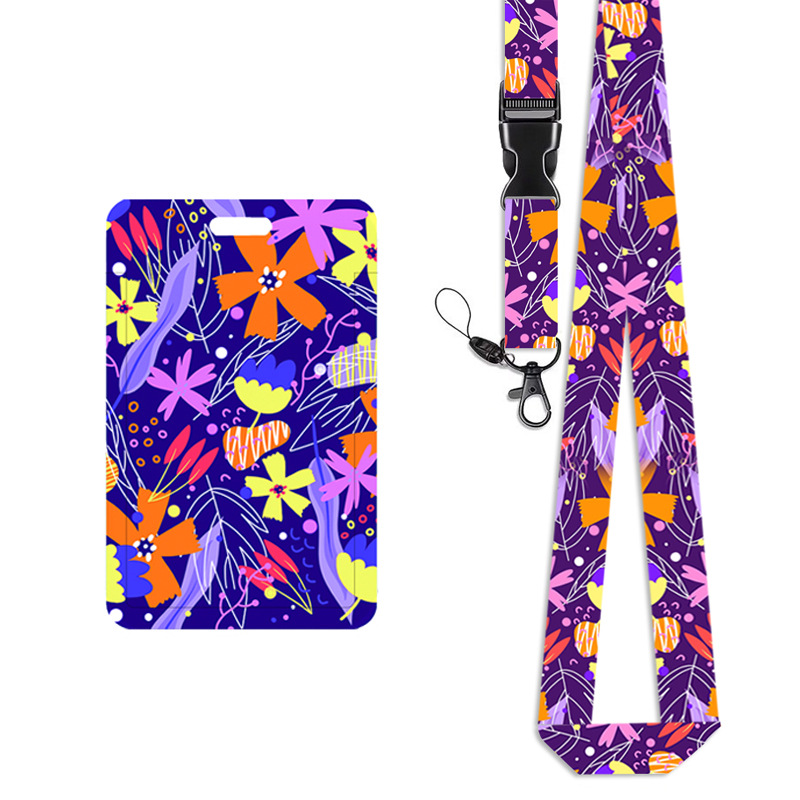 عبر الحدود تلسكوبي مشبك بطاقة الصدر بطاقة حافلة مع مجموعة الحبل شنقا الرقبة العلامة التجارية الأرز بطاقة عمل مجموعة