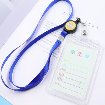 الحرم الجامعي بطاقة شفافة كم مع حبل معلق قابل للسحب بطاقة الهوية بطاقة النقل العام كم كم بطاقة الغداء الصدر بطاقة التحكم في الوصول كم