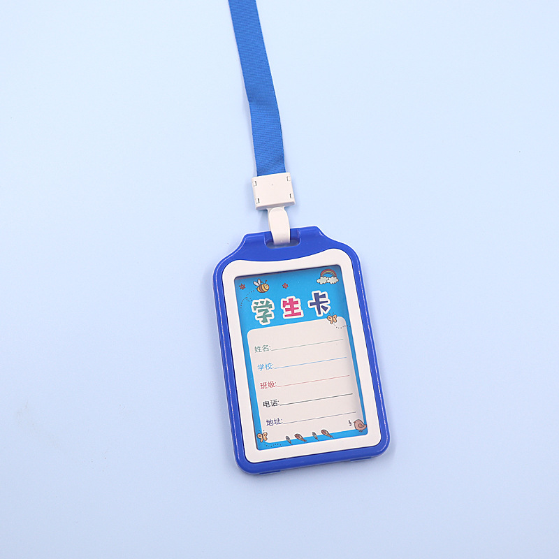 حامل بطاقة الطالب السميك، حامل بطاقة المدرسة، حامل البطاقة الإلكترونية، بطاقة هوية بسمك 0.6 سم، بطاقة الدخول، حامل بطاقة الحافلة