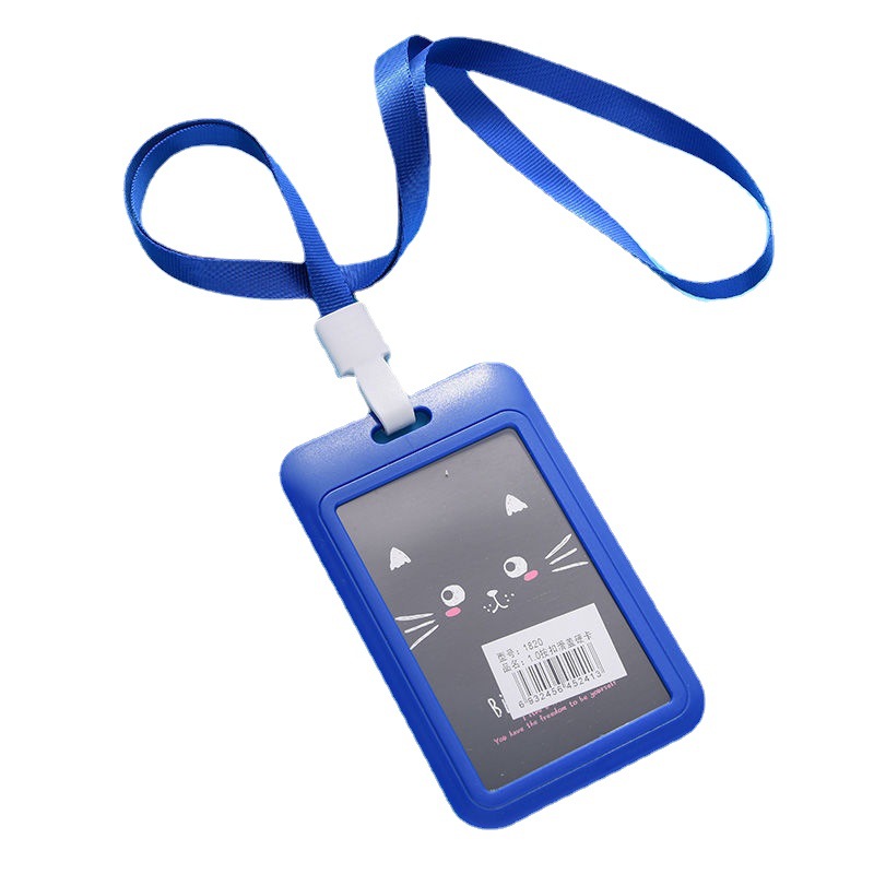 بطاقة هوية مجموعة مع الحبل انزلاق غطاء شفاف بطاقة حافلة مجموعة بطاقة الطالب بطاقة التحكم في الوصول العلامة التجارية العلامة التجارية بطاقة مجموعة بالجملة