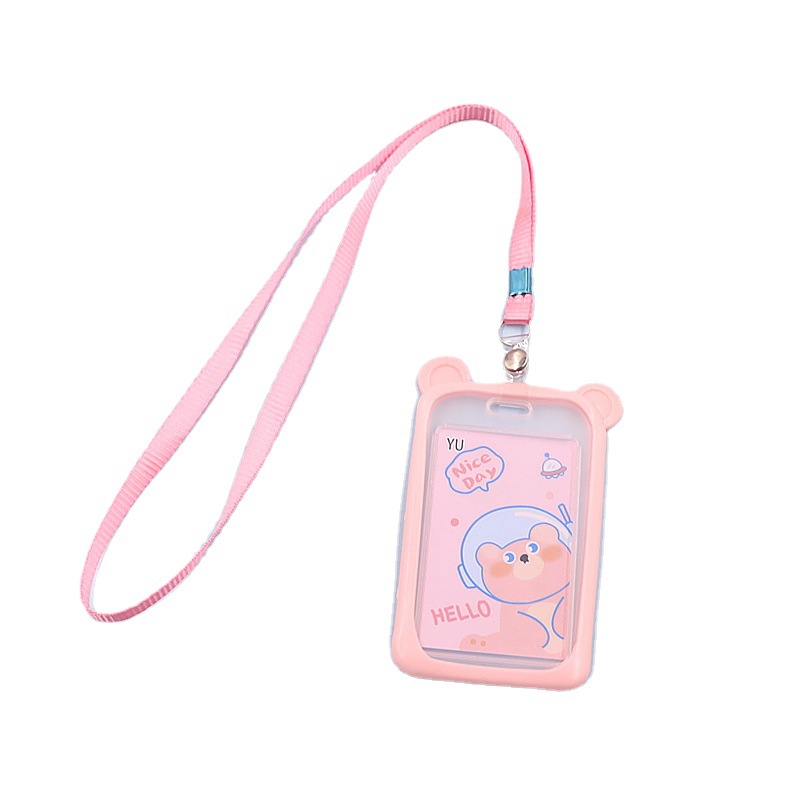 الحرم الجامعي طالب سيليكون ميكي كاكا بطاقة حافلة مع مجموعة حبل بطاقة التحكم في الوصول بطاقة بطاقة الأرز بطاقة العلامة التجارية مجموعة