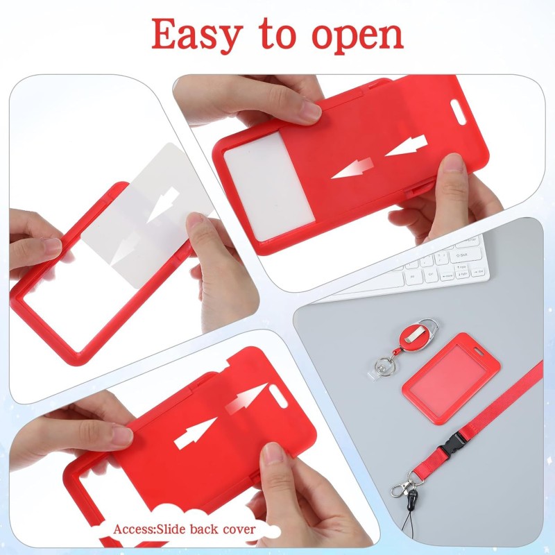 بطاقة الهوية عبر الحدود مع مجموعة حبل معلق العنق متداخلة مشبك مجموعة بطاقة هوية الموظف بطاقة الصدر بطاقة حافلة مجموعة العلامة التجارية