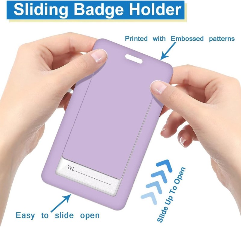 حارّ عمليّة بيع لون حبل معلق رقبة قابل للسحب مشبك عمل بطاقة مجموعة من الموظفين بطاقة الصدر بطاقة حافلة مجموعة العلامة التجارية